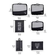 6 Piece travel luggage set