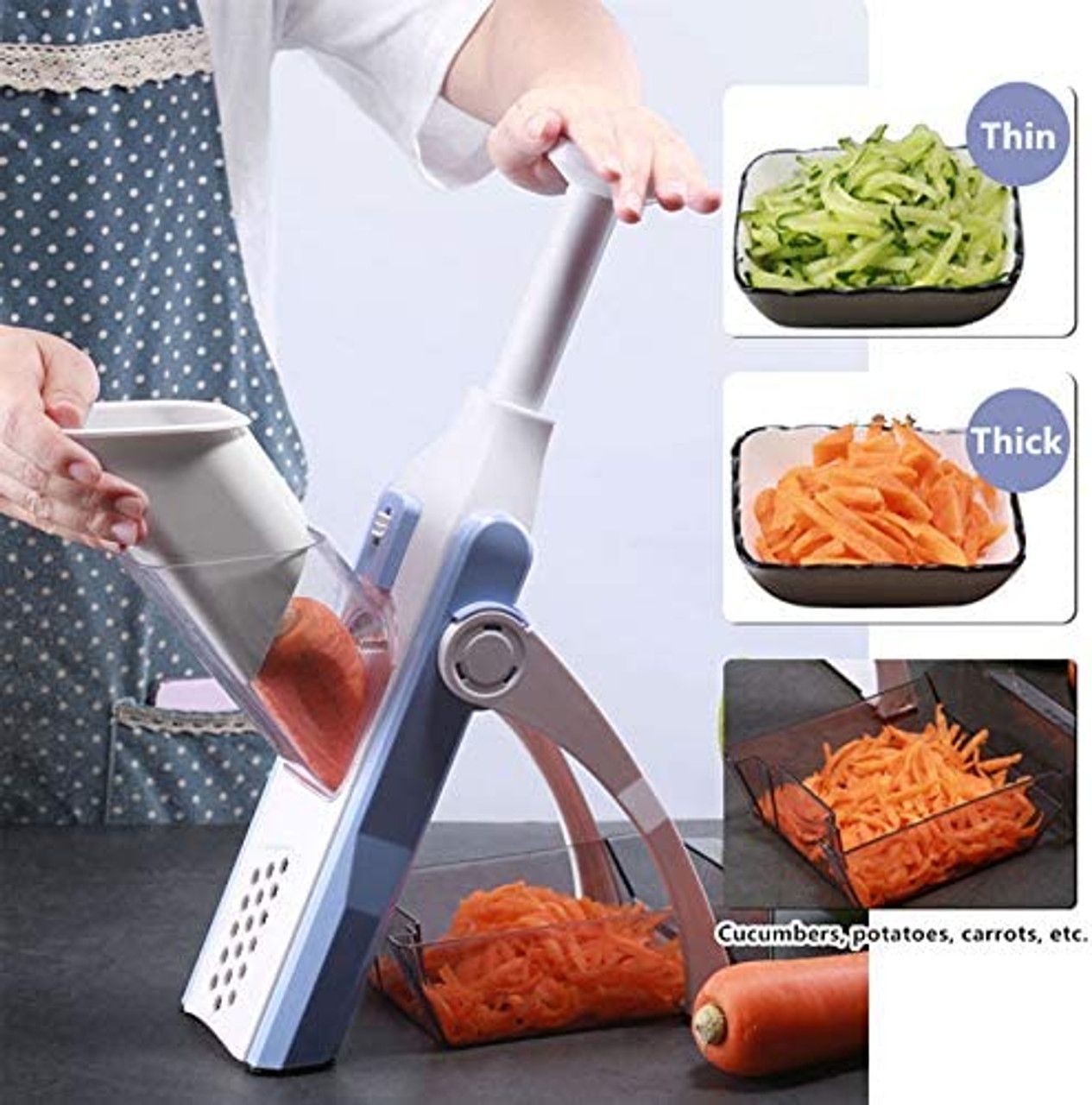 Slicer, Chopper, cutter and grater