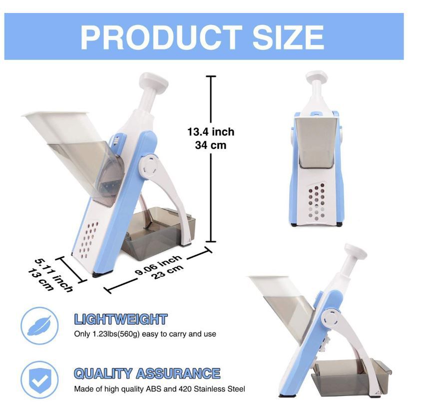 Slicer, Chopper, cutter and grater
