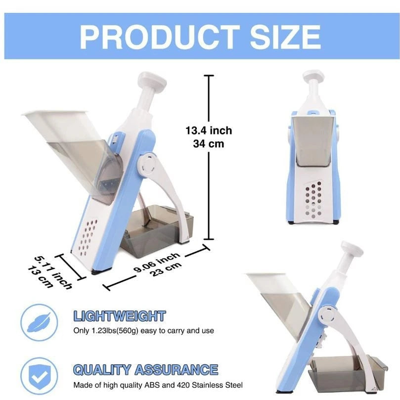 Slicer, Chopper, cutter and grater