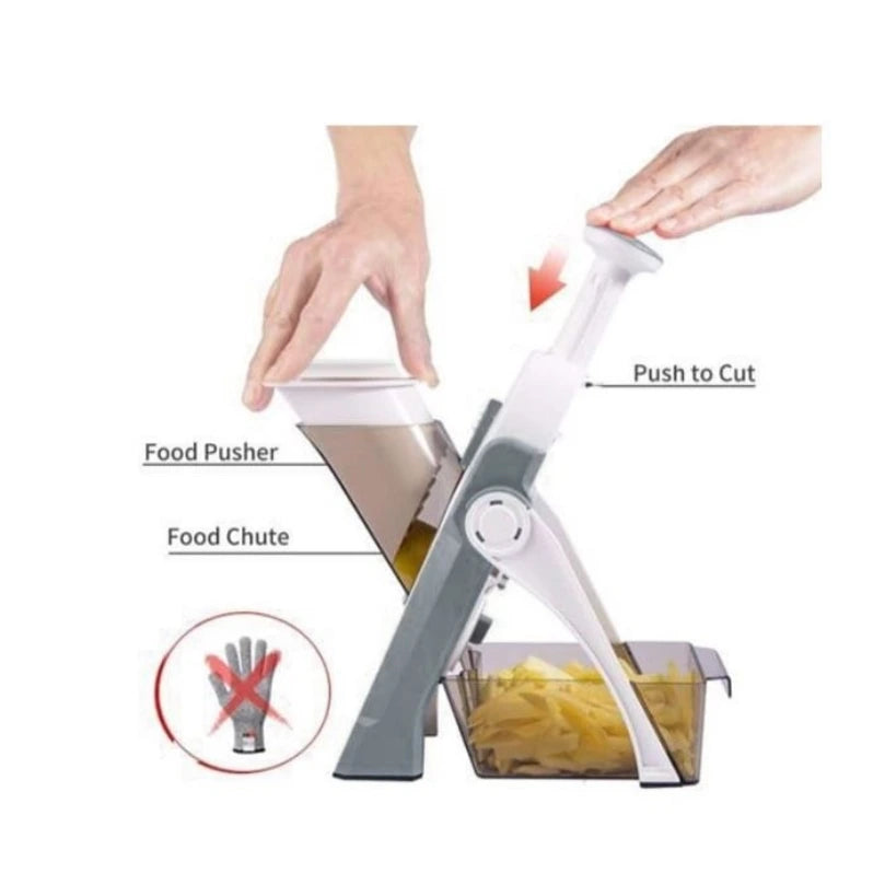 Slicer, Chopper, cutter and grater