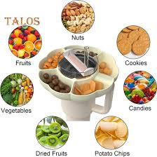 Hygienic and Eco-Friendly Snack Platter with Flask