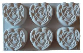 Rosy Hearts Mousse/Cake/Soap Mould