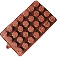 Silicone Emoji 24 Cavity Chocolate Tray