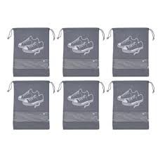 Portable Dust-Proof Shoe Travel Organiser - 26 x 36cm - 6 Pack