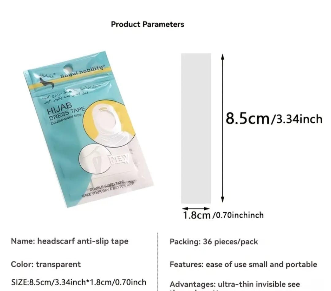 Hijaab/scarf Tape
