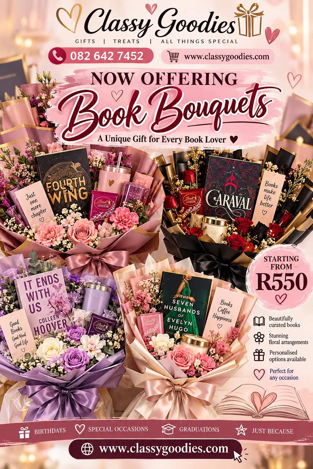 Book Bouquets