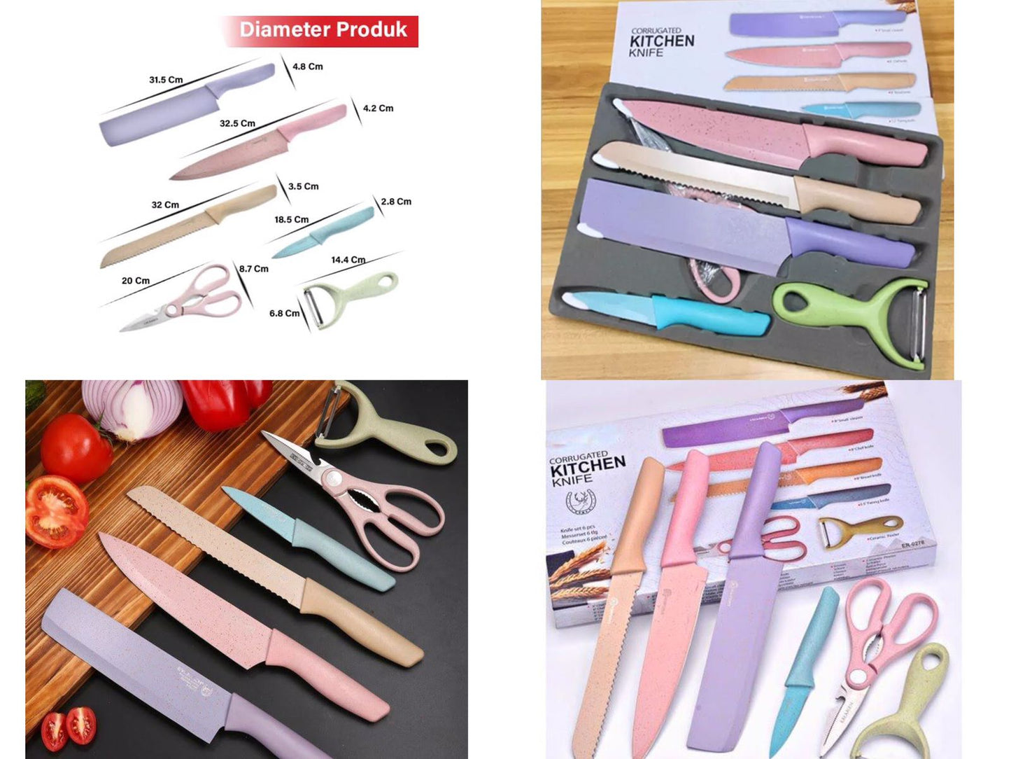 Macaroon knife Set