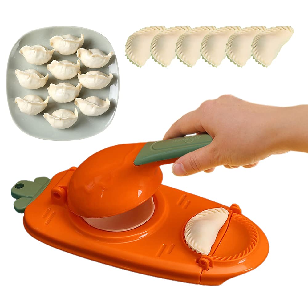 2-in-1 Divine Tool, Dumpling Skin Shape Manual Dough Press Dumpling Mould