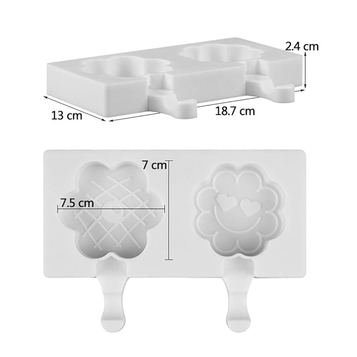 2 Cavity Flower Mould