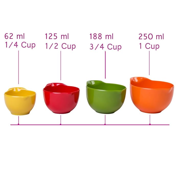 Measuring Cups Set Multi-Colored