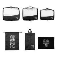 6 Piece travel luggage set