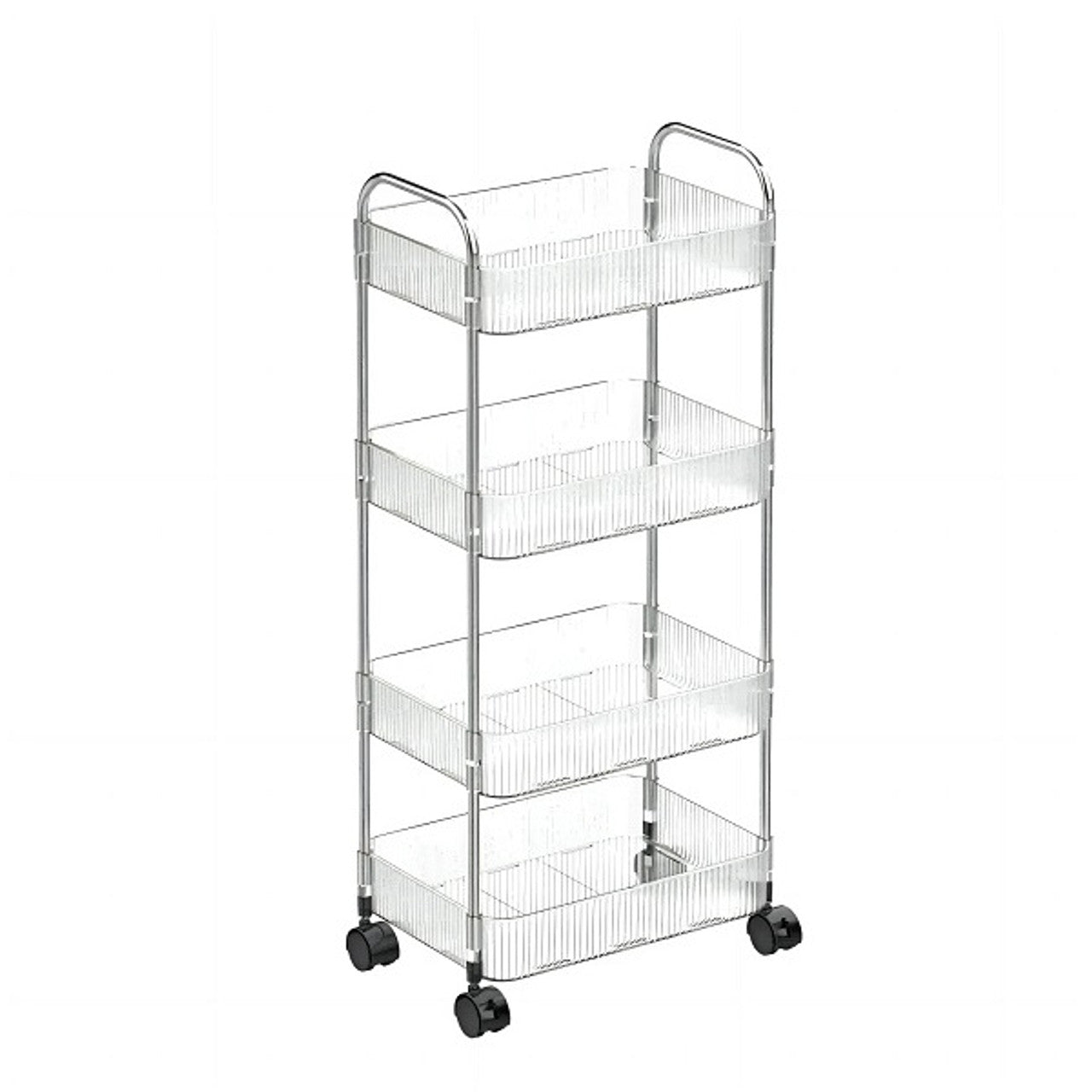 4 Tier Acrylic Trolley