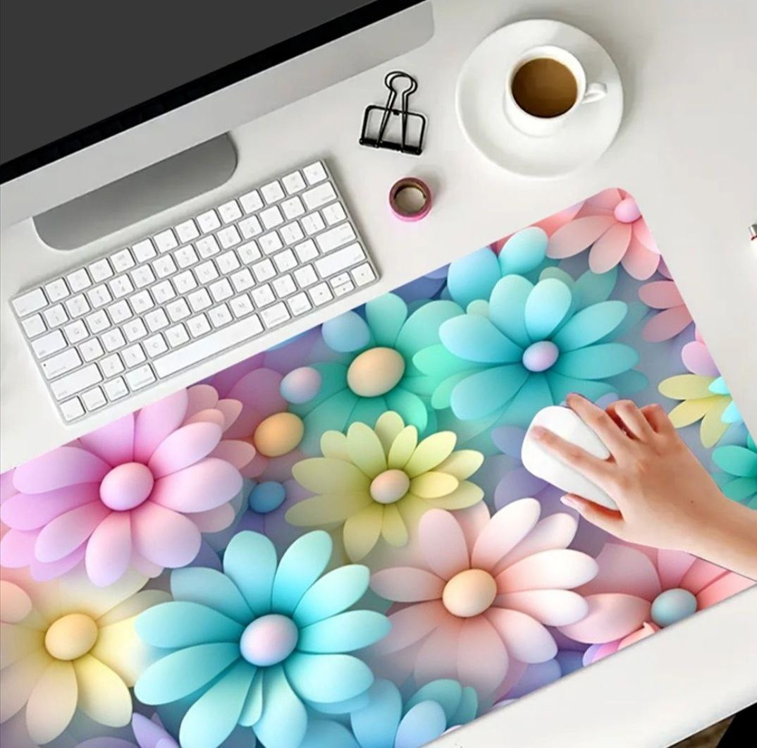 Flower deskmat