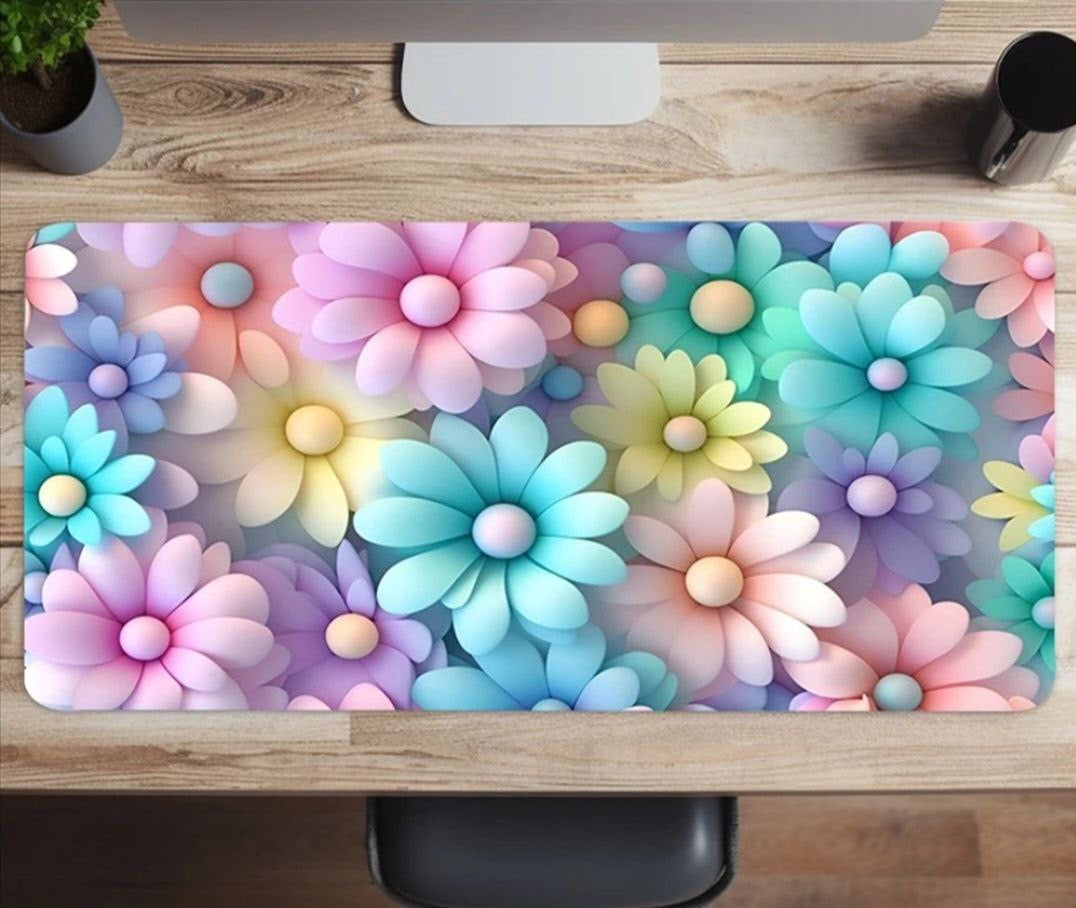 Flower deskmat