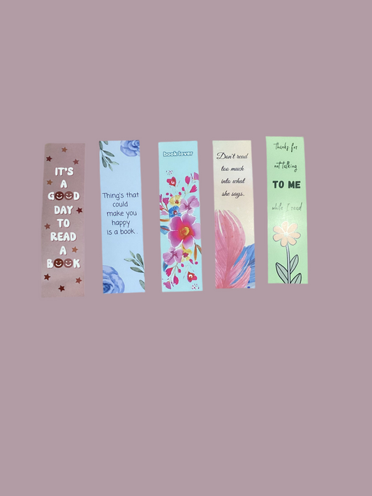 Bookmarks set of 5 (4)