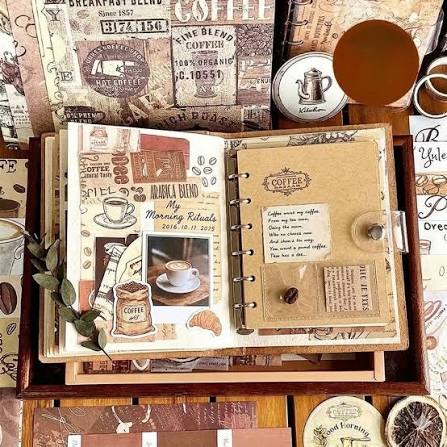 CoffeeBazaarScrapbookJournalKit