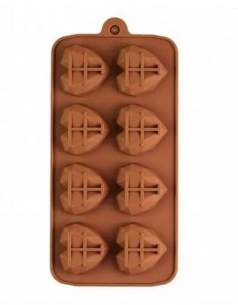 Heart geo mini silicone mould 8 cavity