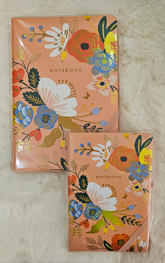 Flower Notebook Peach