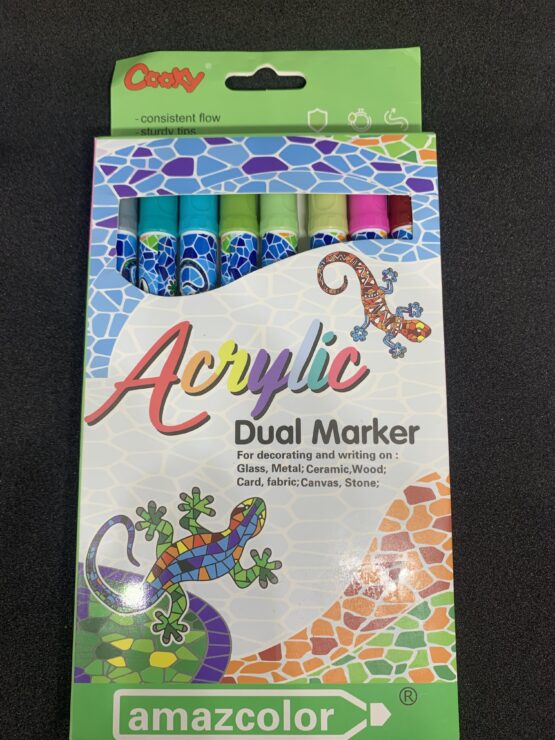 8PC Acrylic Dual Marker