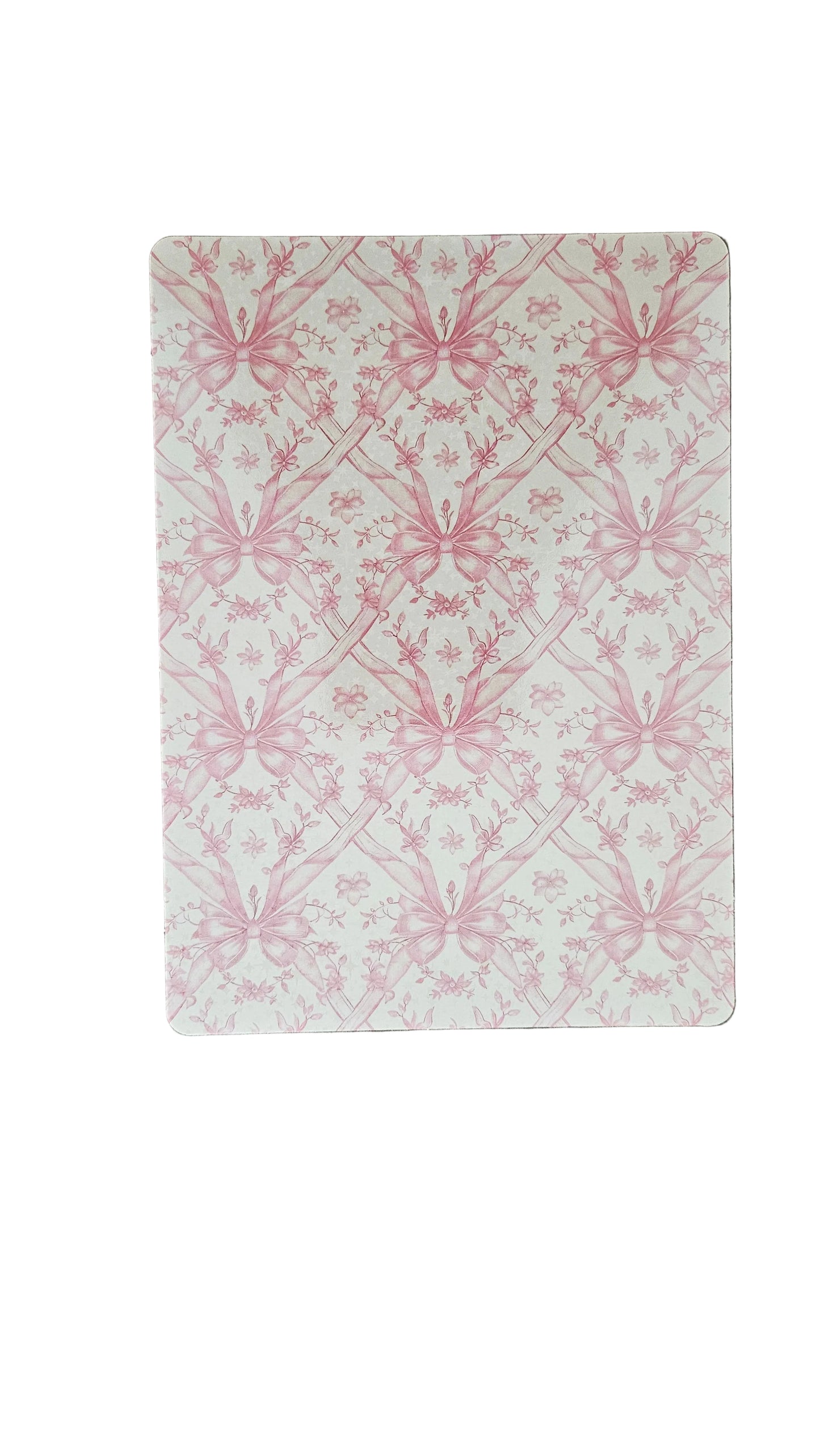 Pink Bow Kindle Insert
