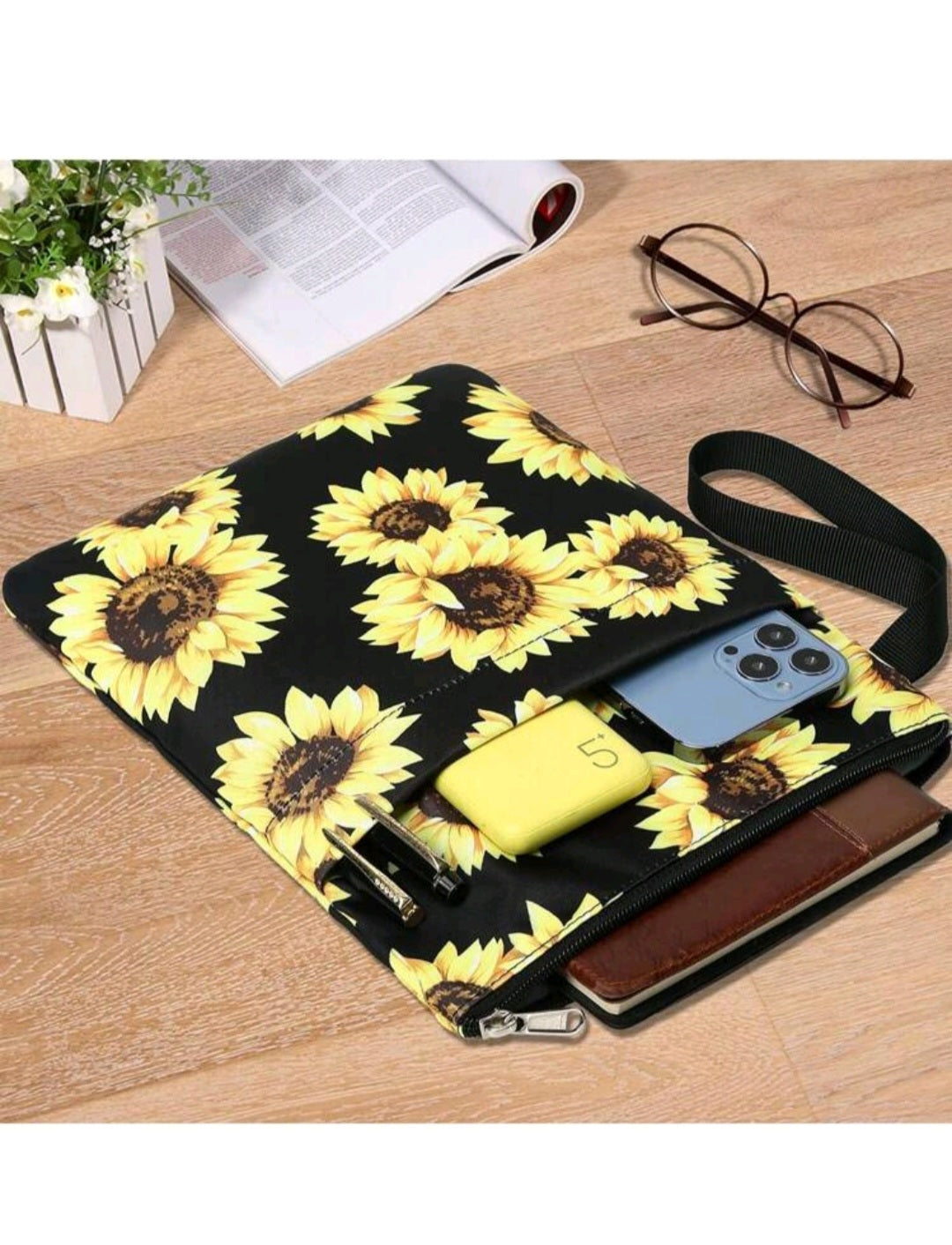 Sunflower Book Sleeve