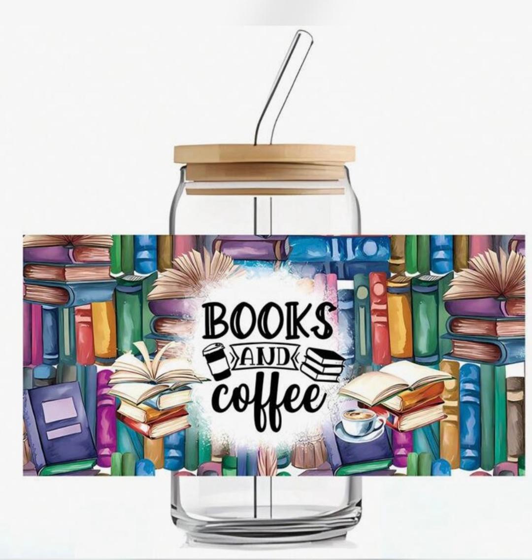 Bookish Glass Can Cup