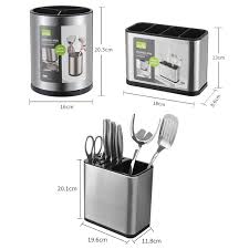 Stainless Steel Cutlery Storage & Drainer