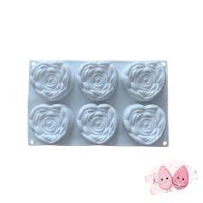 Rosy Hearts Mousse/Cake/Soap Mould