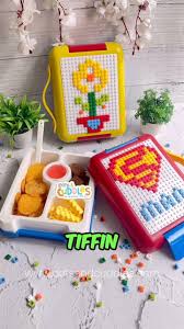 DIY Building Blocks Leakproof Microwave School Kids Lunch Box