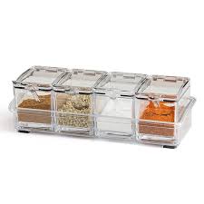 Crystal Seasoning Salt & Spice Box