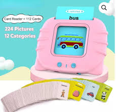 Flash Card Machine - Pictures and Audible Words Educational Toy