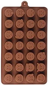 Silicone Emoji 24 Cavity Chocolate Tray