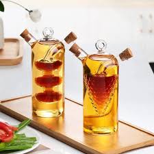 Glass Oil & Vinegar Bottle