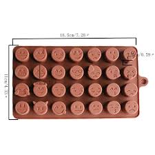 Silicone Emoji 24 Cavity Chocolate Tray