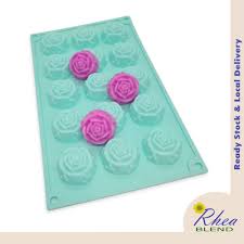 Silicone Chocolate Baking Mold/Mould 15 Classic Rose Mould