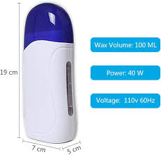 Hot Wax Cartridge Portable Epilator Roll On Single Depilatory Heater