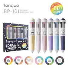 languo 60 Colors Multicolor Ballpoint Pens