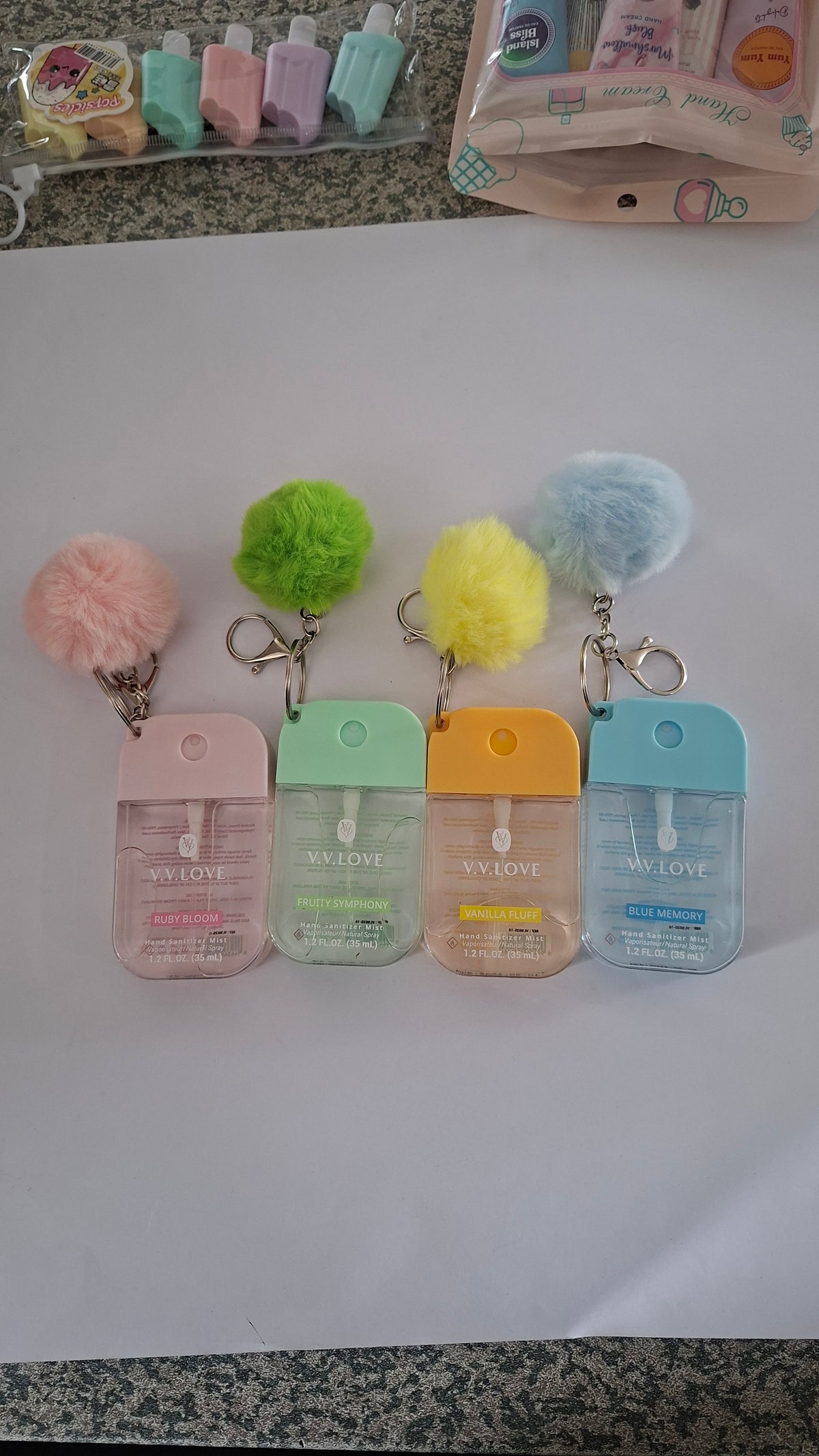 Sanitizer Mist Spray Keychain
