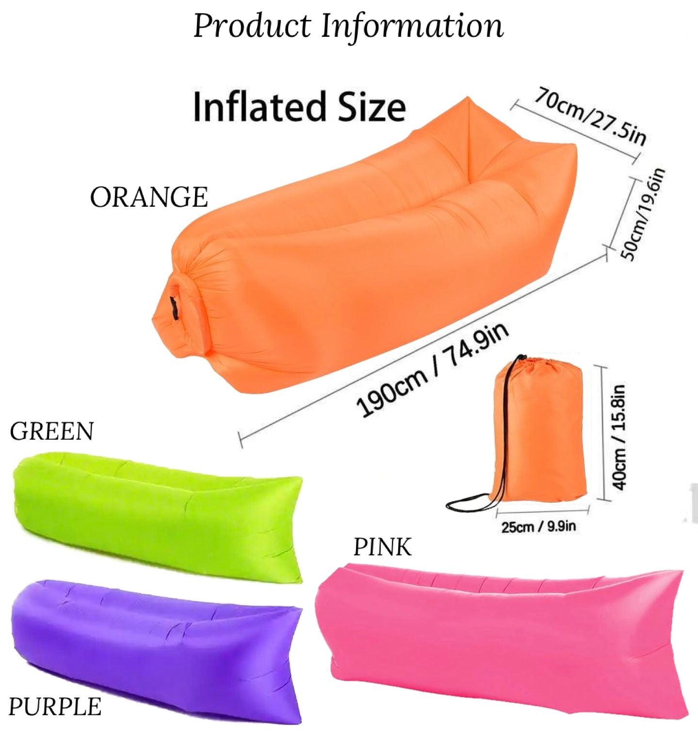 Inflatable Beach Air Sofa