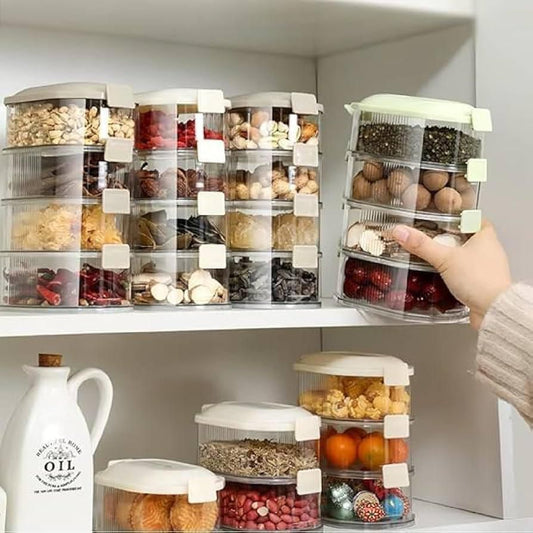 4 layer storage container