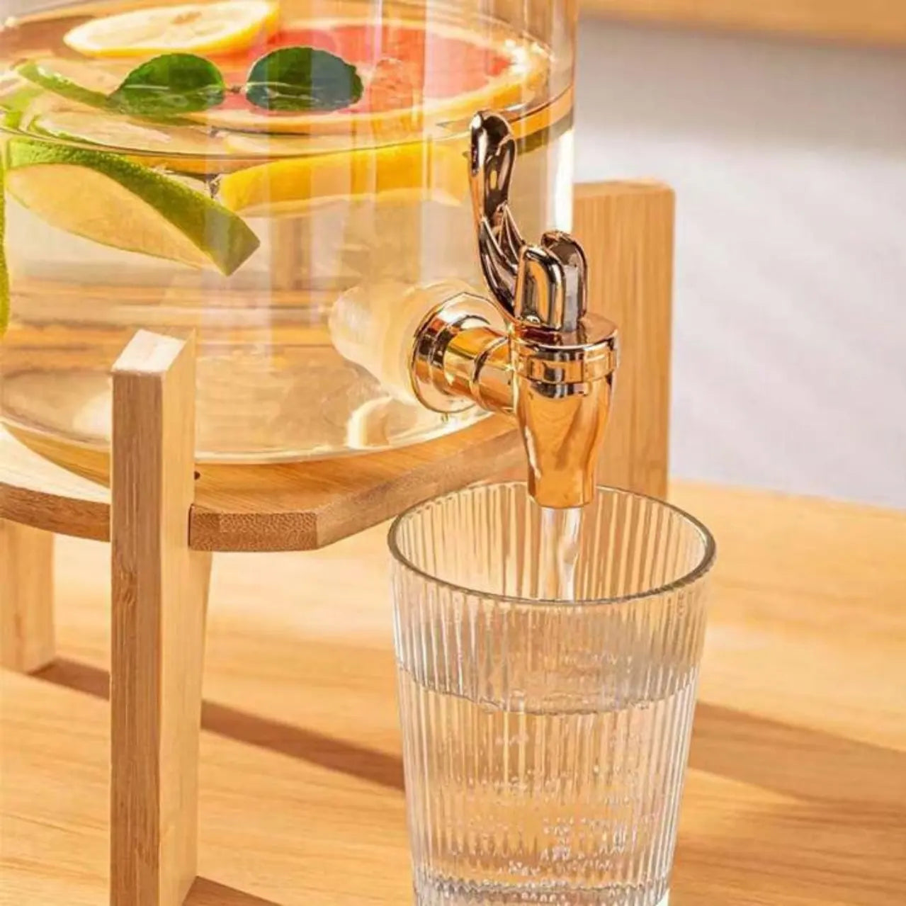 Glass Juice Dispenser