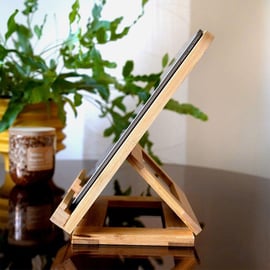 Bamboo tablet stand