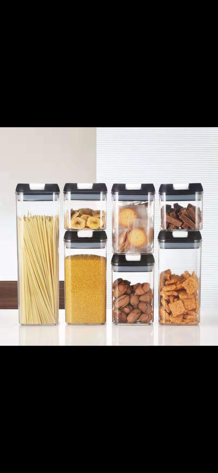 7 Piece Easy Lock Food Storage Containers