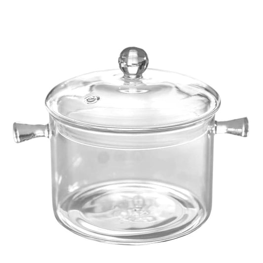 Clear Glass Pot