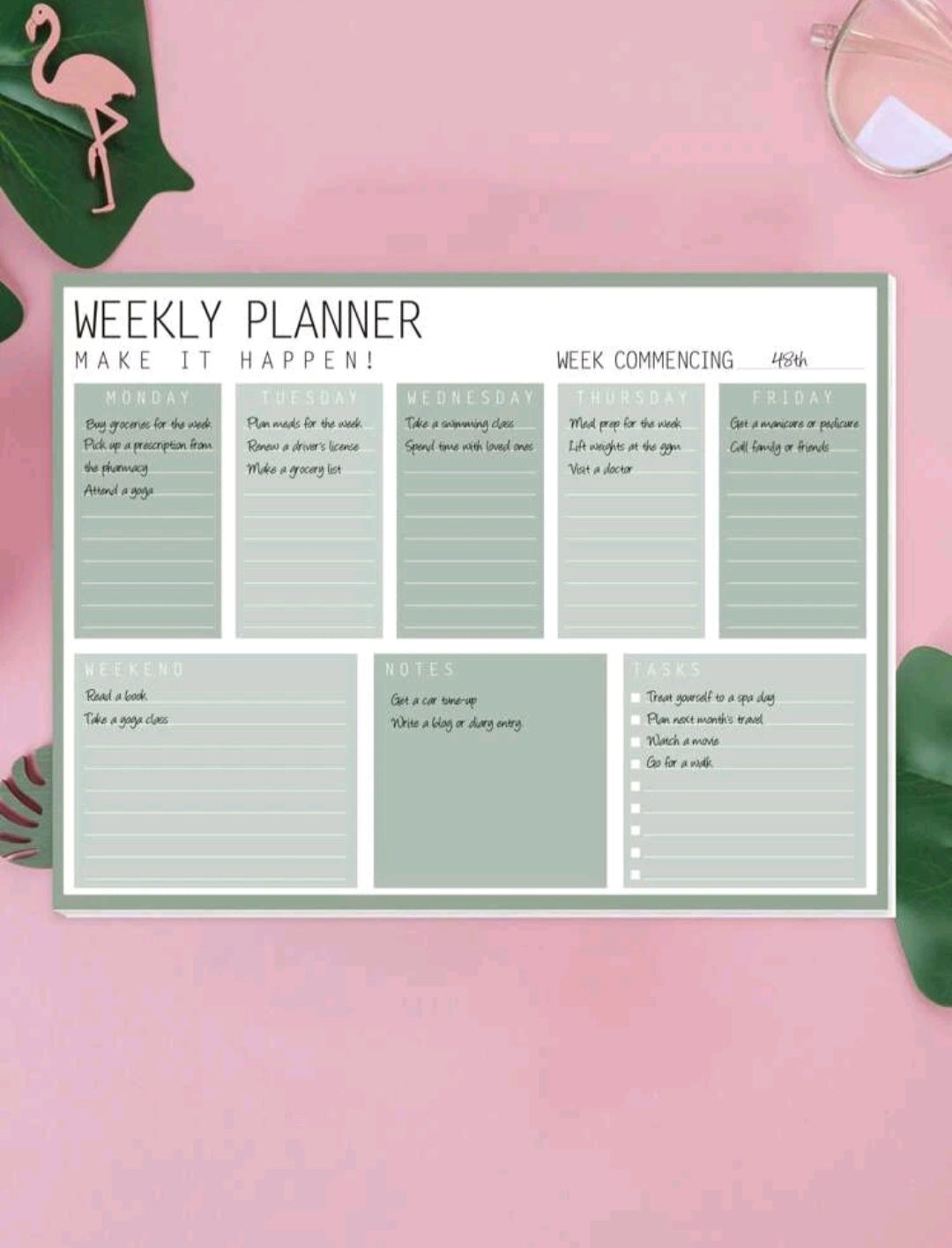 Weekly planner