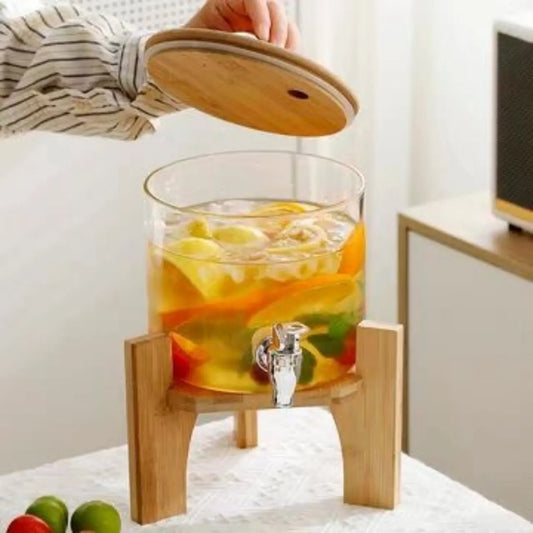 Glass Juice Dispenser