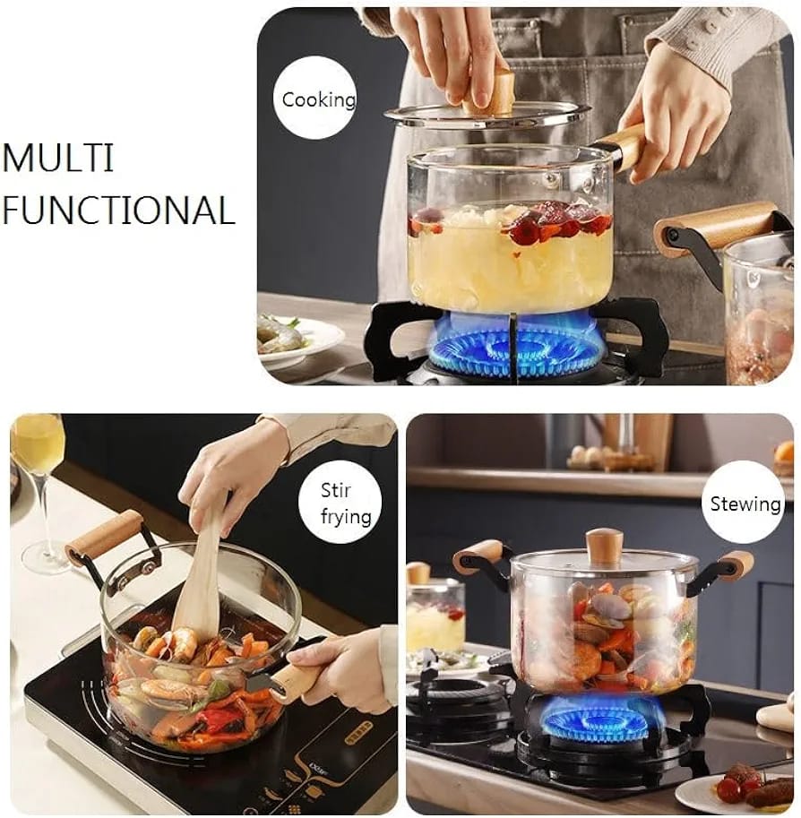 1.8L Glass Cooking Pot