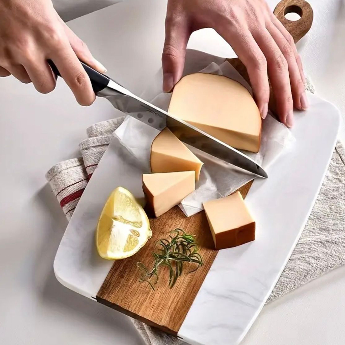 Marble cheese cutting board