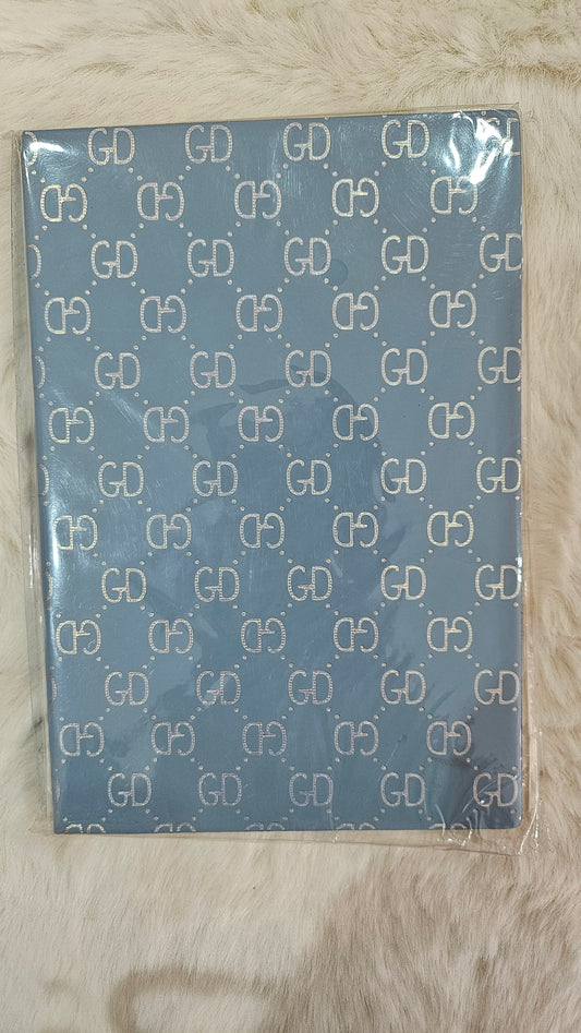 Blue and Silver Notebook